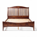 Letto in legno massello noce con doghe in legno 200 x 160 x 100cm